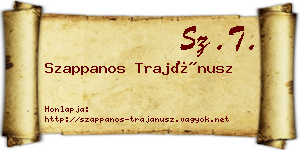 Szappanos Trajánusz névjegykártya